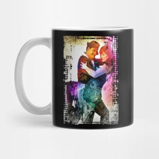 Romantic Couple Tango Dance Digital Painting Mug